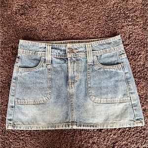 l.e.i. Brand Jean mini skirt / size 1